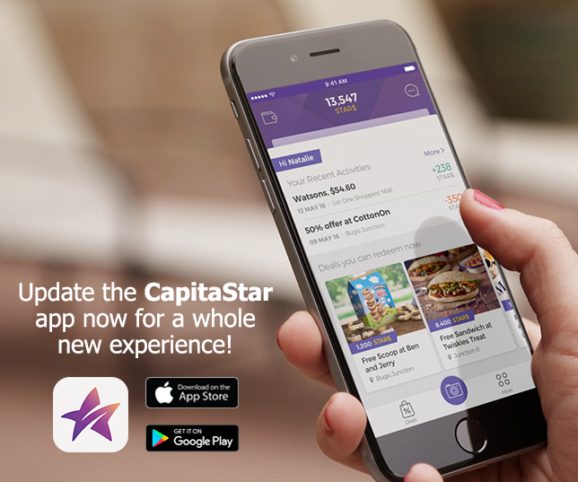 Experience the New CapitaStar App Now!