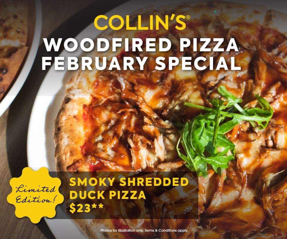 COLLIN’S® Pizza of the Month COLLIN’S® Food & Beverage Westgate
