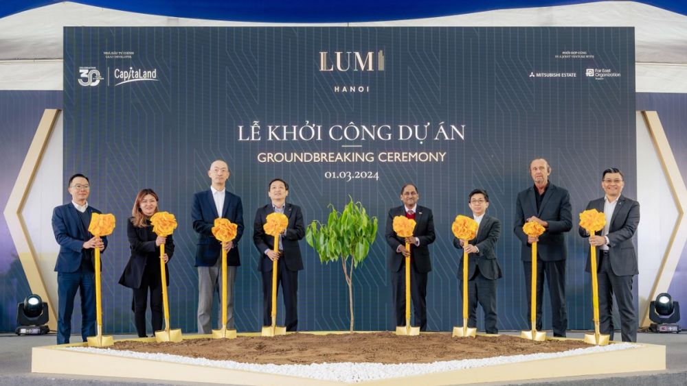 Lumi Hanoi groundbreaking ceremony