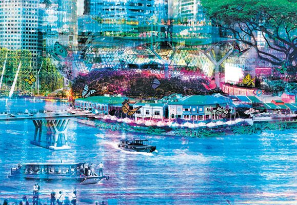 In this segment of Beautiful Singapore, lush foliage and butterflies underscore the island state's vision of being a city in the garden