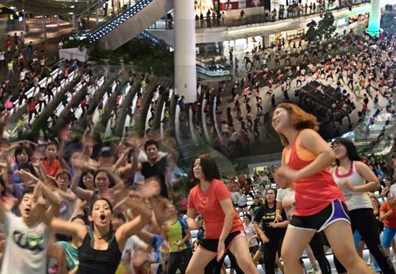 The Star Vista’s Zumba Tuesdays now see over 300 fitness enthusiasts each week who relish the energetic moves, addictive music and spirited camaraderie