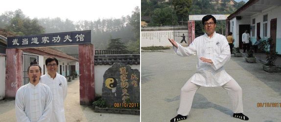 Mr Chen spent two weeks at a martial arts camp on Wudang Mountain training from dawn till late at night to toughen himself mentally and physically