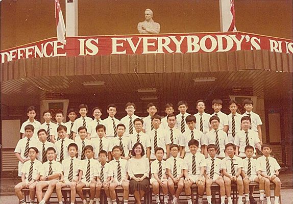 A former Raffles Institution and Raffles Junior College boy who confesses to loving Mathematics, Mr Chong (last row, second from left) won an EDB scholarship to study engineering in France.