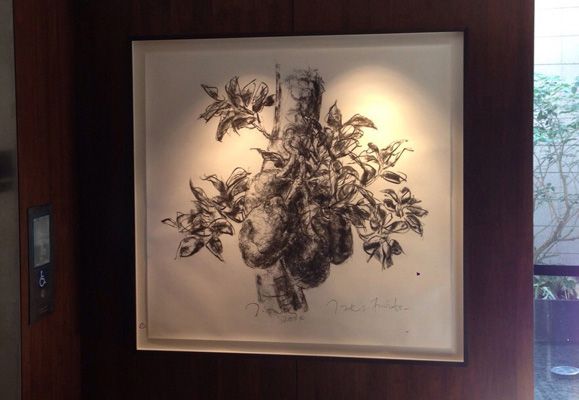 "Jack's Fruits (Remembrance of Trees Past, Nassim Atelier)" graces one of the lobbies of The Nassim