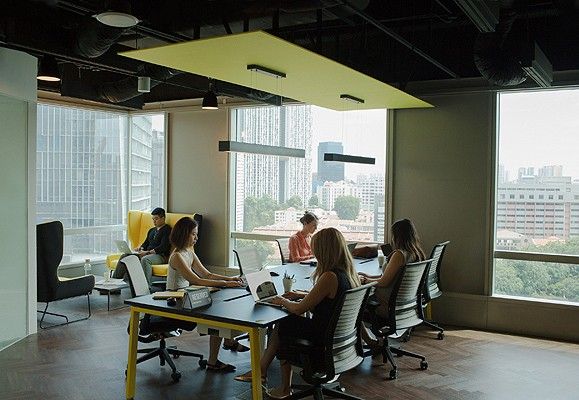 Collective Works Capital Tower offers a variety of workspace solutions for fast-growing small businesses that want to focus on growing their business without the hassle of managing an office
