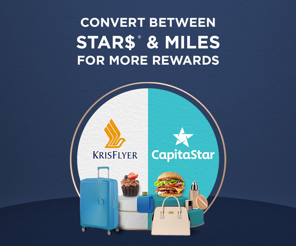 Convert your STAR$® to KrisFlyer miles today!