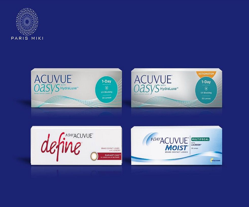 $20 OFF ACUVUE® contact lens at Paris Miki