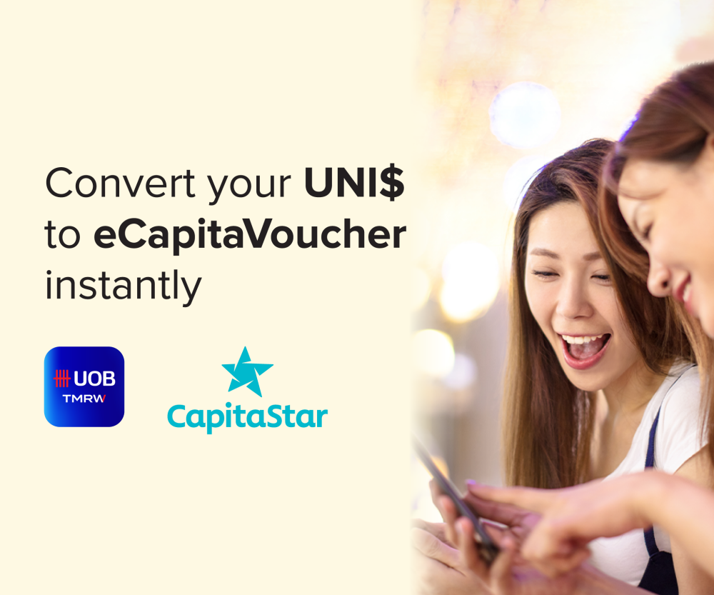 Convert your UNI$ to eCapitaVoucher!