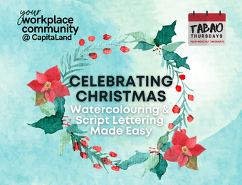 Tabao Thursday Series: Celebrating Christmas - Watercolouring & Script Lettering Made Easy