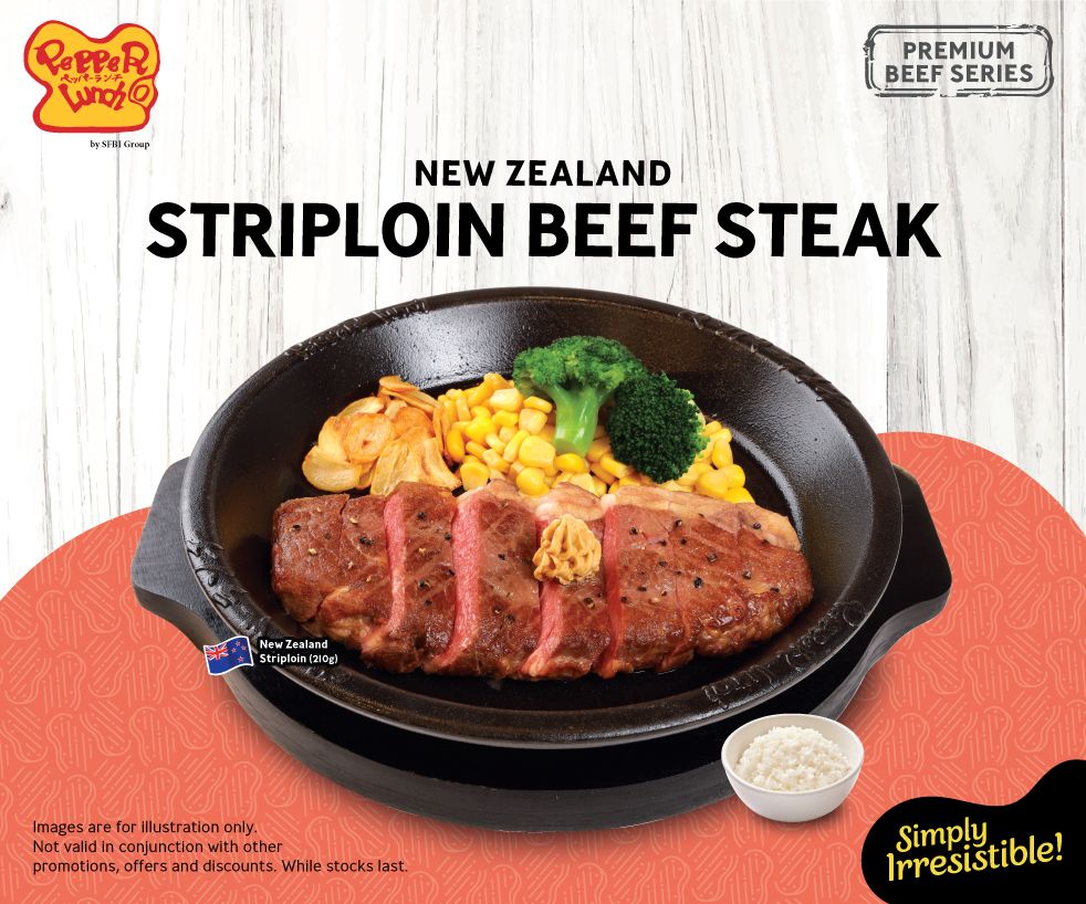 New Zealand Striploin Beef Steak 