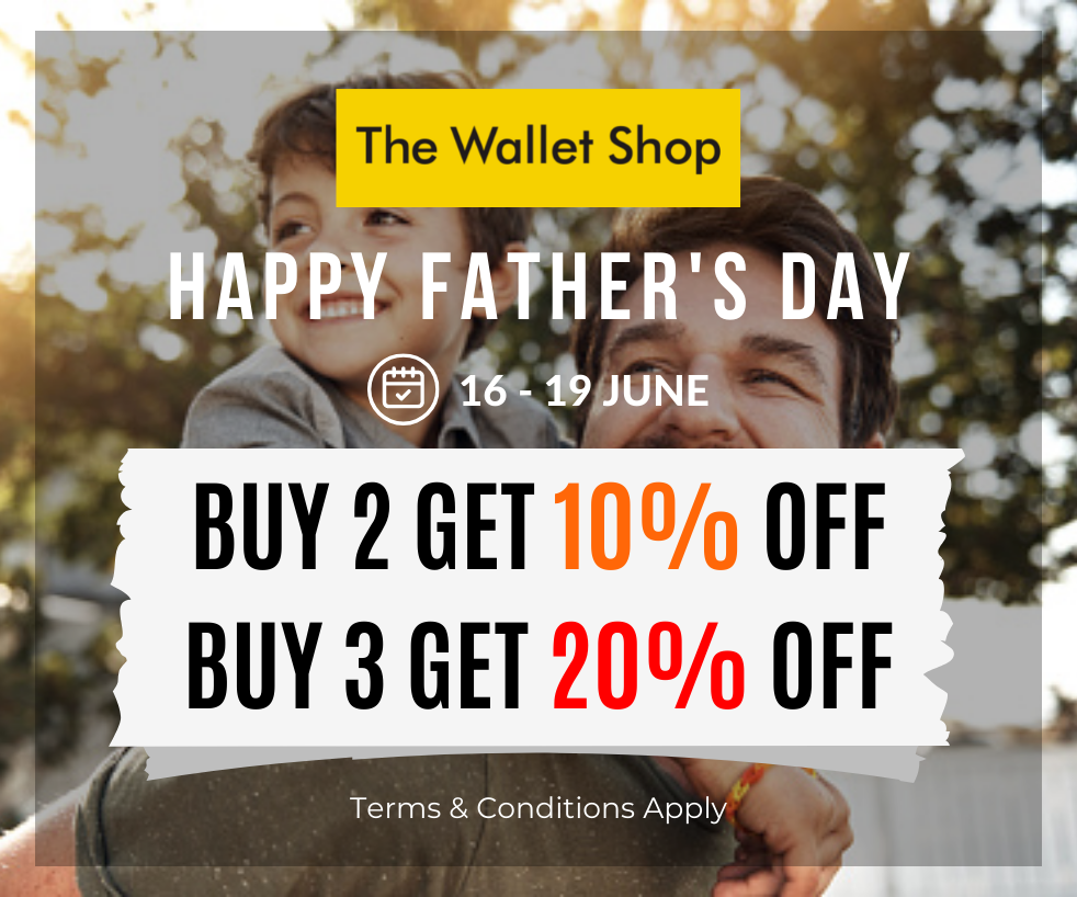 The Wallet Shop – Father’s Day Sale