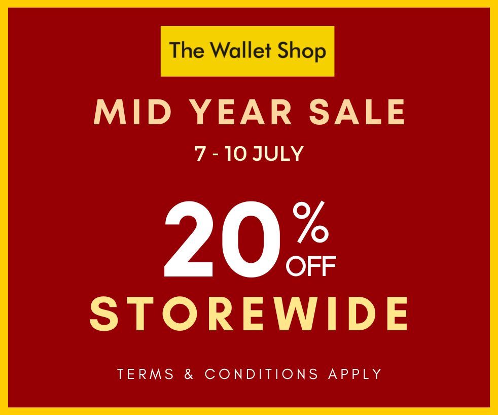 The Wallet Shop - Mid Year Sale