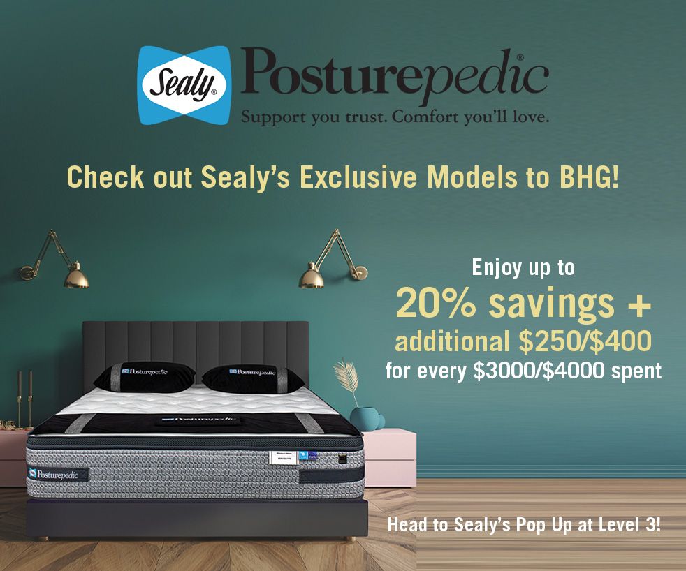 BHG - Sealy Promotion & Pop Up at Level 3