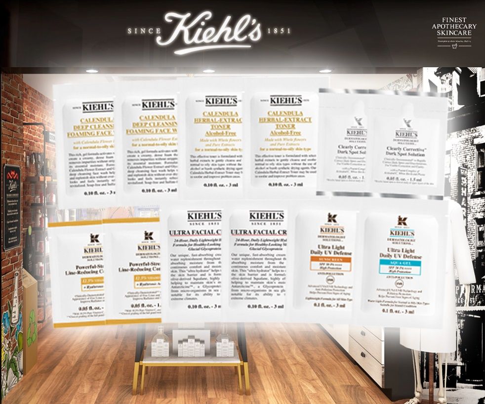 Flash & Redeem To Get A 12-PC Sample Kit From Kiehl’s Since 1851