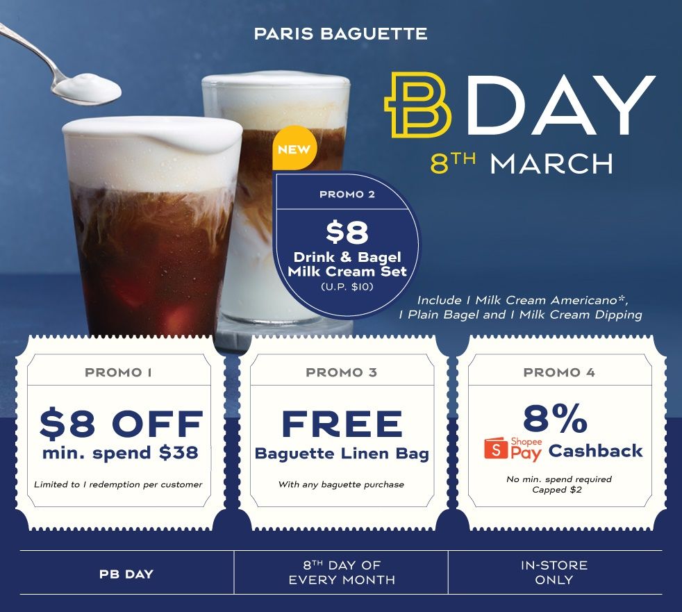 Celebrate PB Day with Paris Baguette