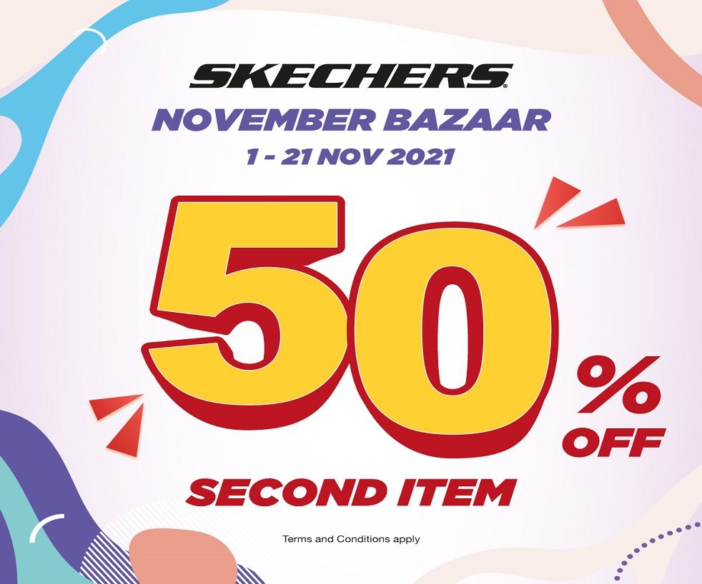 SKECHERS - 50% off second item