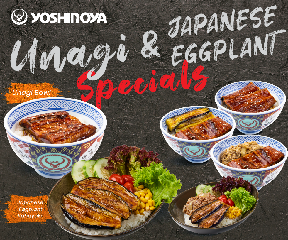 Unagi & Japanese Eggplant Specials @ Yoshinoya