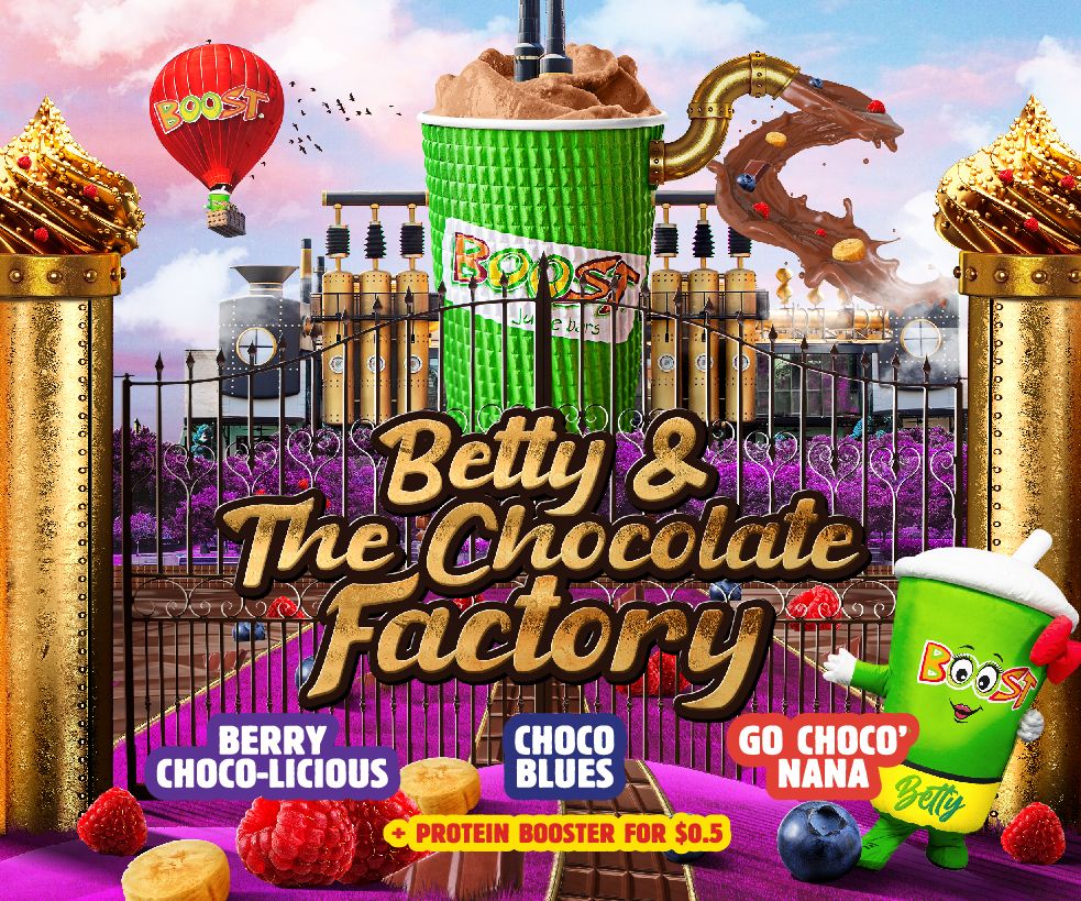 BOOST – Betty & The Chocolate Factory