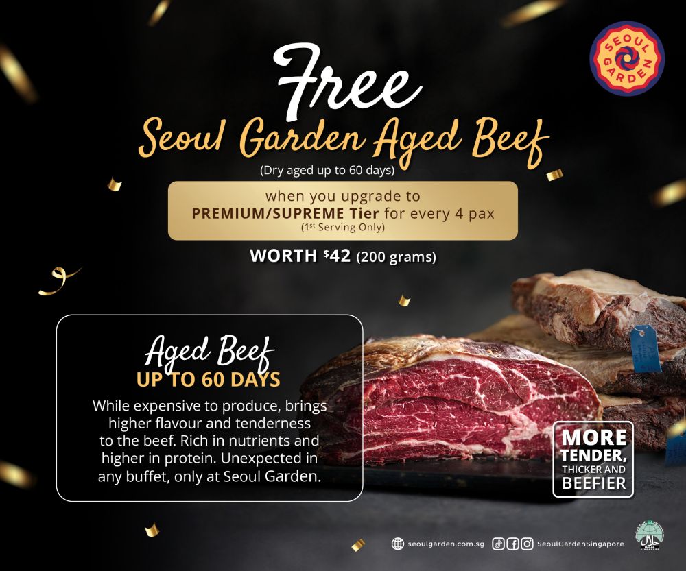 Seoul Garden - Free Seoul Garden Aged Beef
