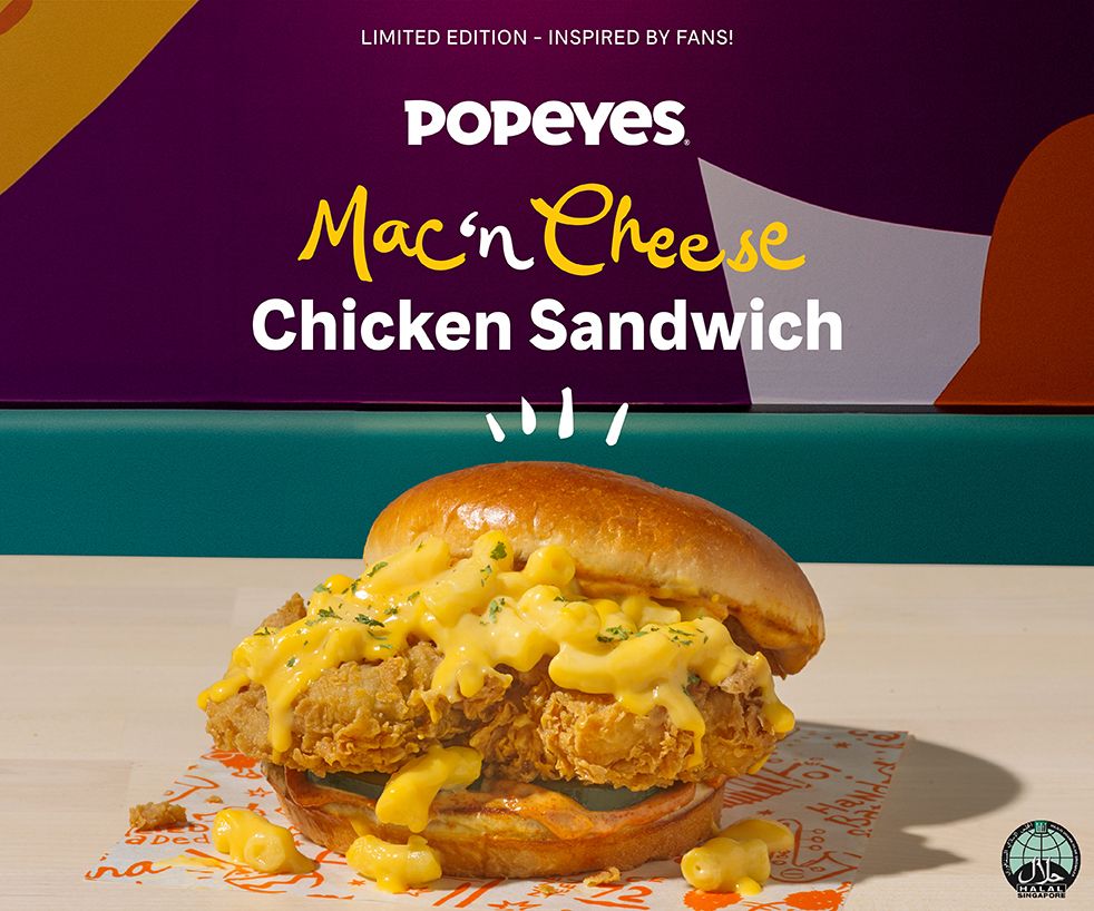 Popeyes Mac ‘n Cheese Chicken Sandwich