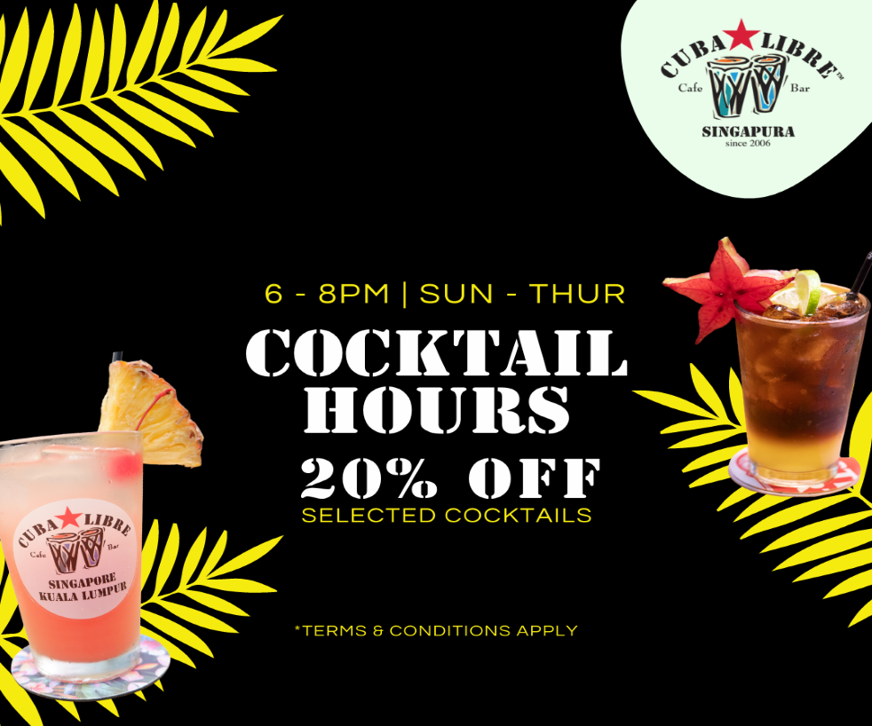 Cocktail Hours at Cuba Libre Cafe & Bar