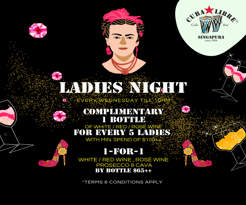 Ladies Night at Cuba Libre Cafe & Bar