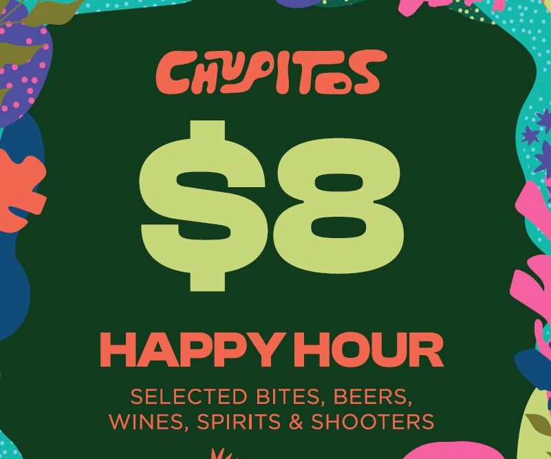 $8 Happy Hour Deals at Chupitos Shots Bar!