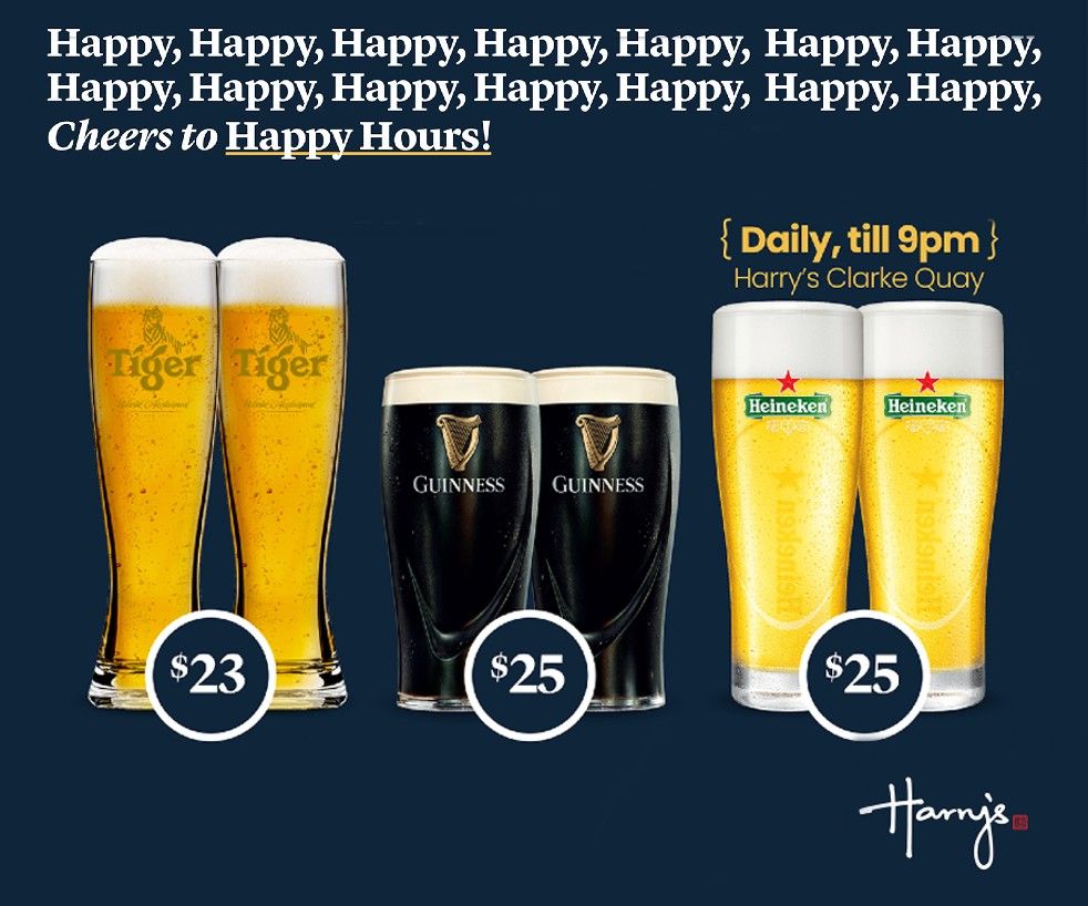 Happy Hour Deals with Harry's!