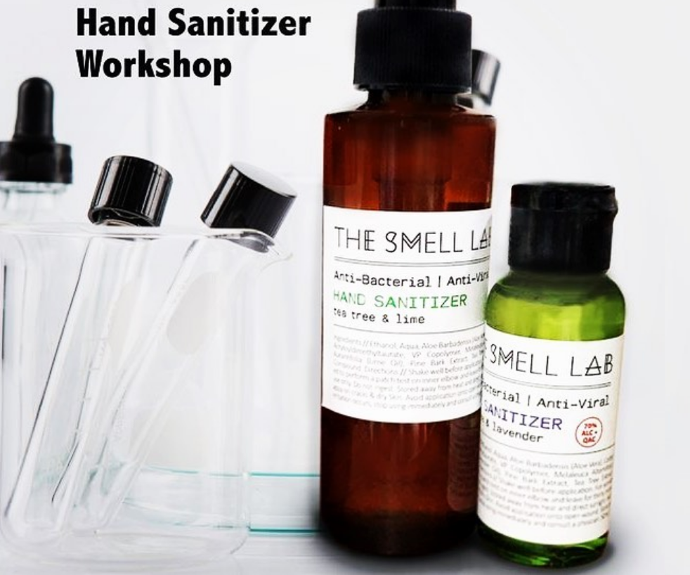Hand Sanitiser Workshop with The Smell Lab