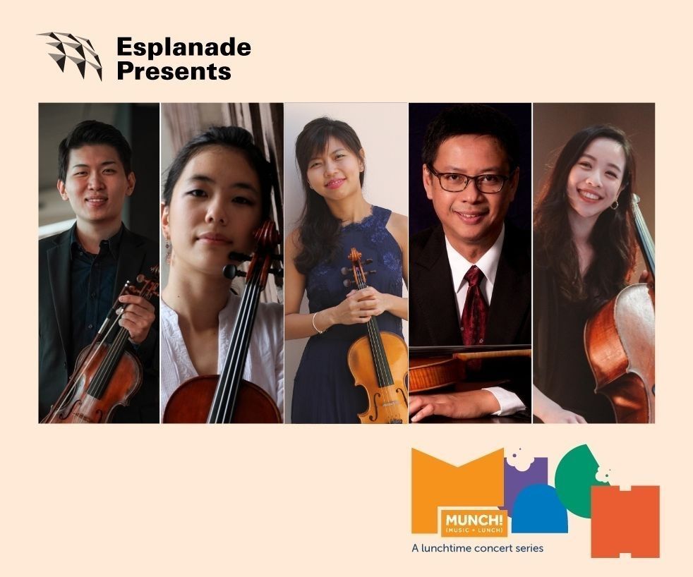 Esplanade Presents  Munch! Lunchtime Concert Series - Three, Four, Five! by Musicians from Resound Collective
