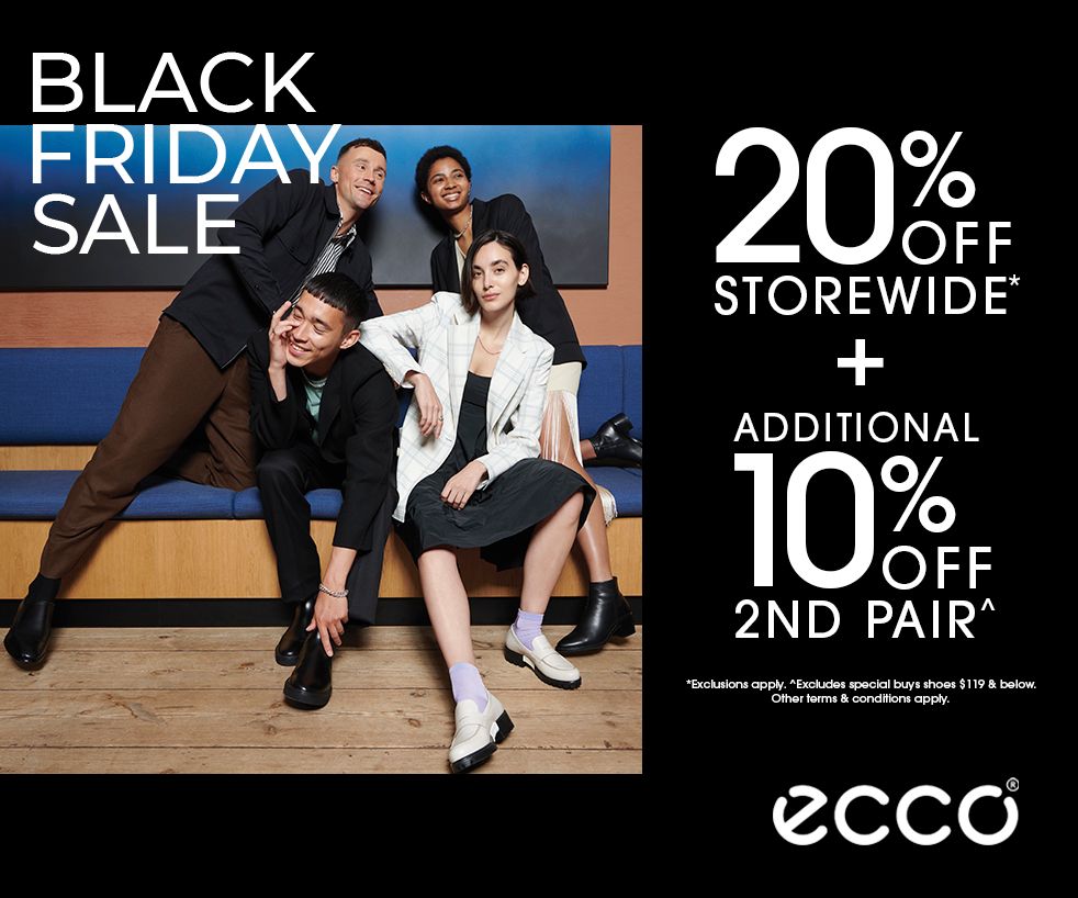 ECCO Outlet - 20% off storewide