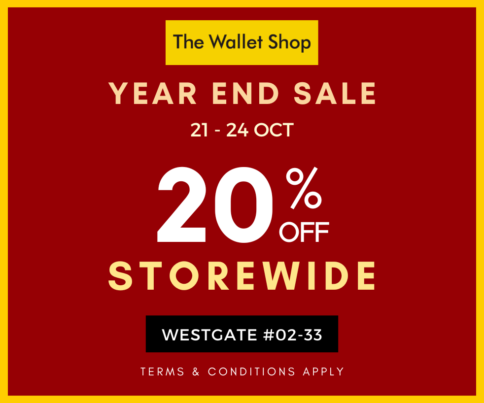 The Wallet Shop - Year End Sale with 20% Off Storewide