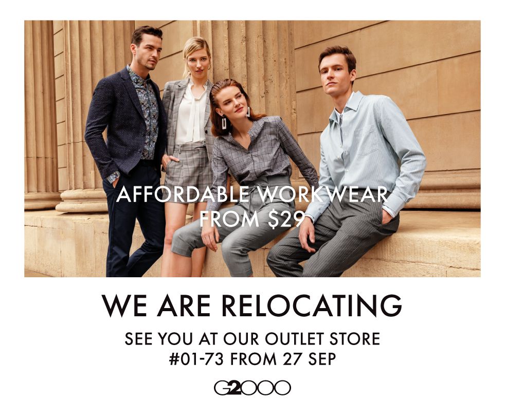 G2000 Outlet has relocated!