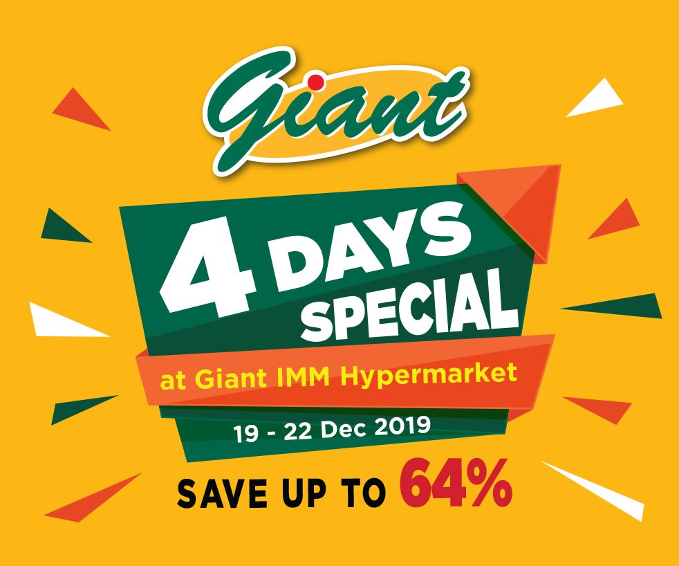 4 Days Special at Giant Hypermarket!