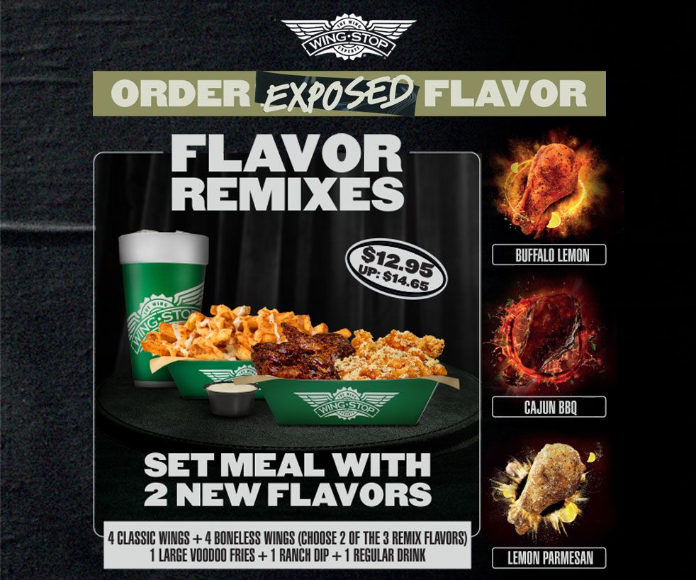 Flavor Remixes at Wingstop