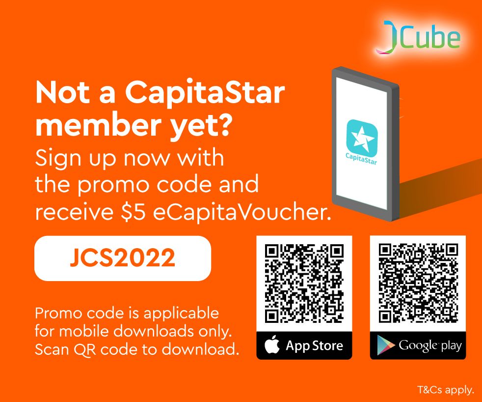 $5 eCapitaVoucher for new CapitaStar Sign-ups