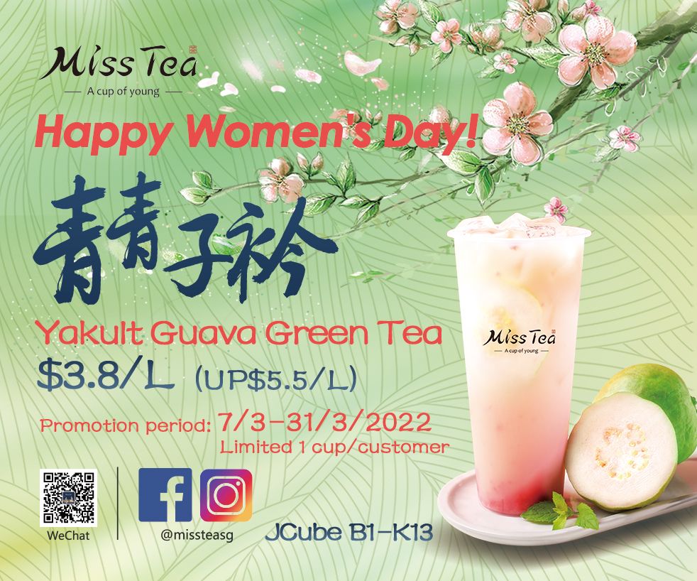 Happy Women's Day at Miss Tea