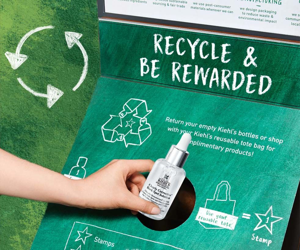 Kiehl's Recycle and Be Rewarded