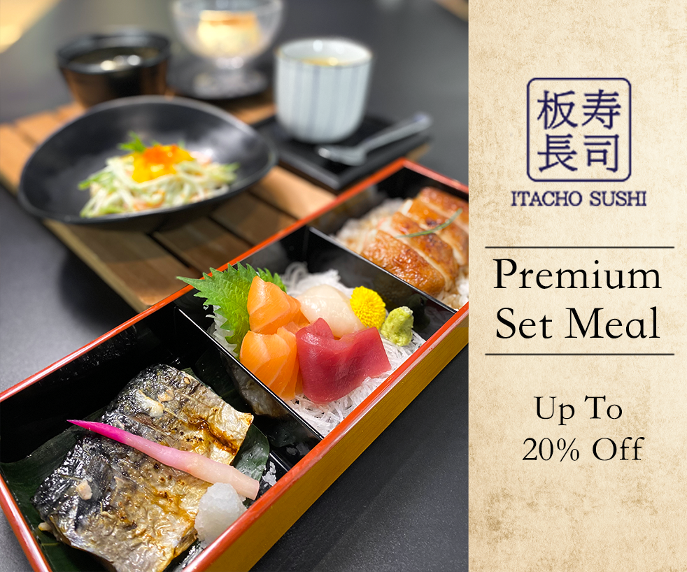 Up to 20% off for new Premium Set Meal at Itacho!