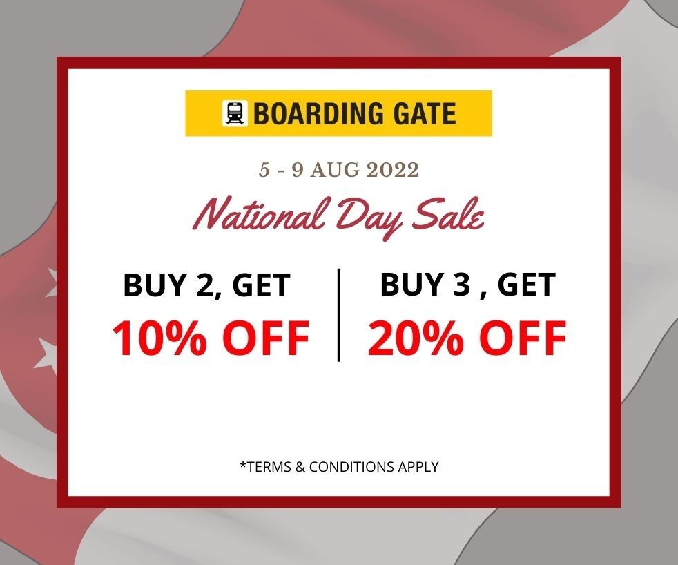Boarding Gate – National Day Sale