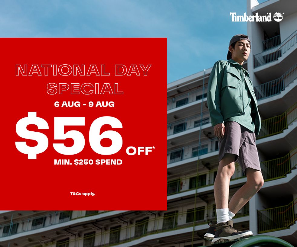 National Day Promotion at Timberland