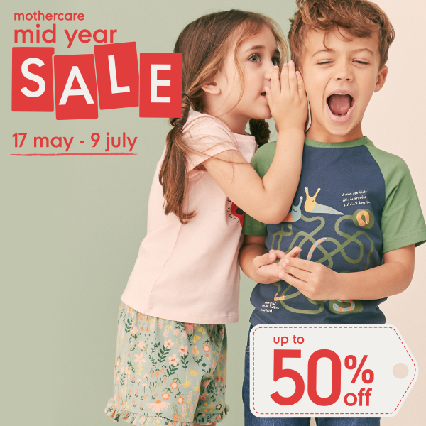 Mothercare's MidYear Sale up to 50 off Mothercare Tampines Mall
