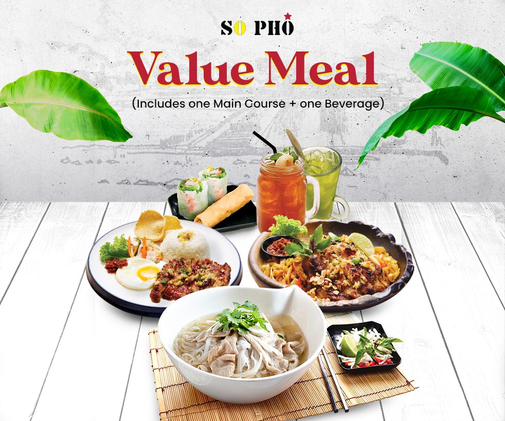 So Pho Value meal for 1 pax