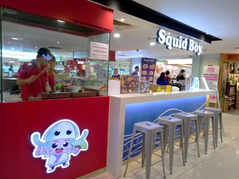SQUID BOY Food Kiosk And Takeaway Dining Gurney Plaza