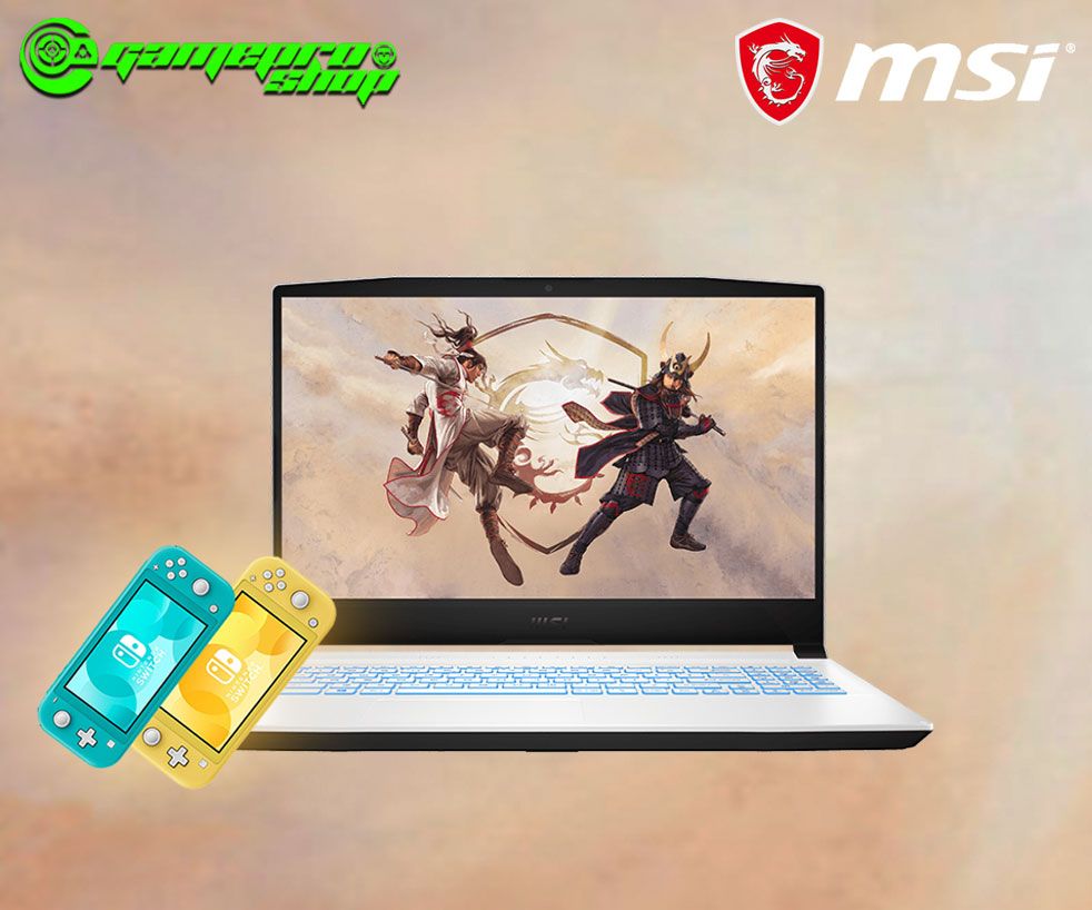 Gamepro Shop - Purchase a MSI Sword 15 Gaming Laptop and receive a complimentary Ninetendo Switch Lite!