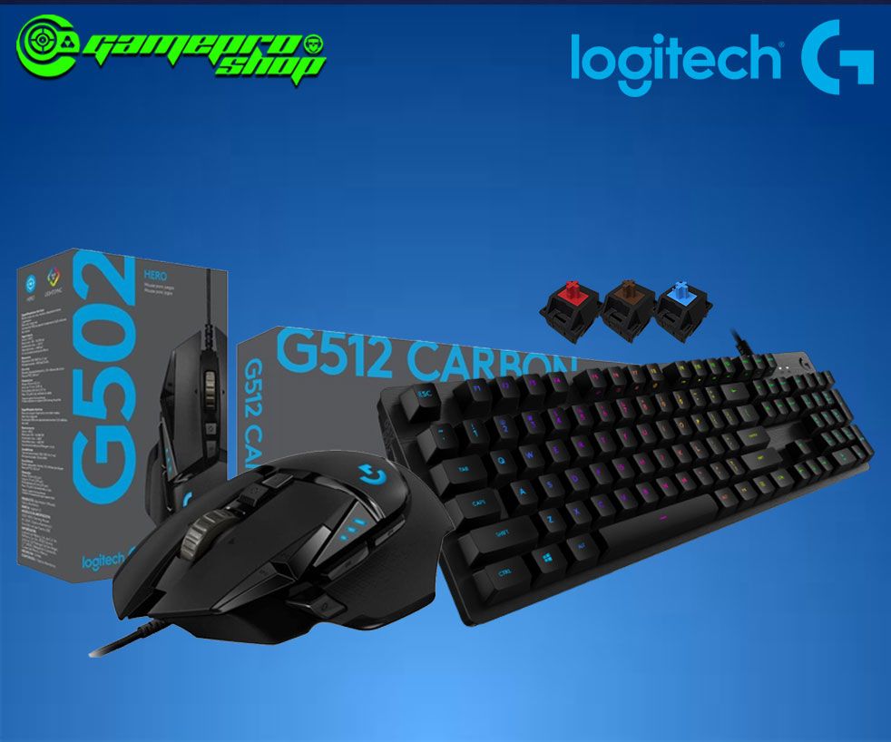 Enjoy Exclusive Logitech G502 Mouse + G512 Keyboard Gaming Bundle at $159