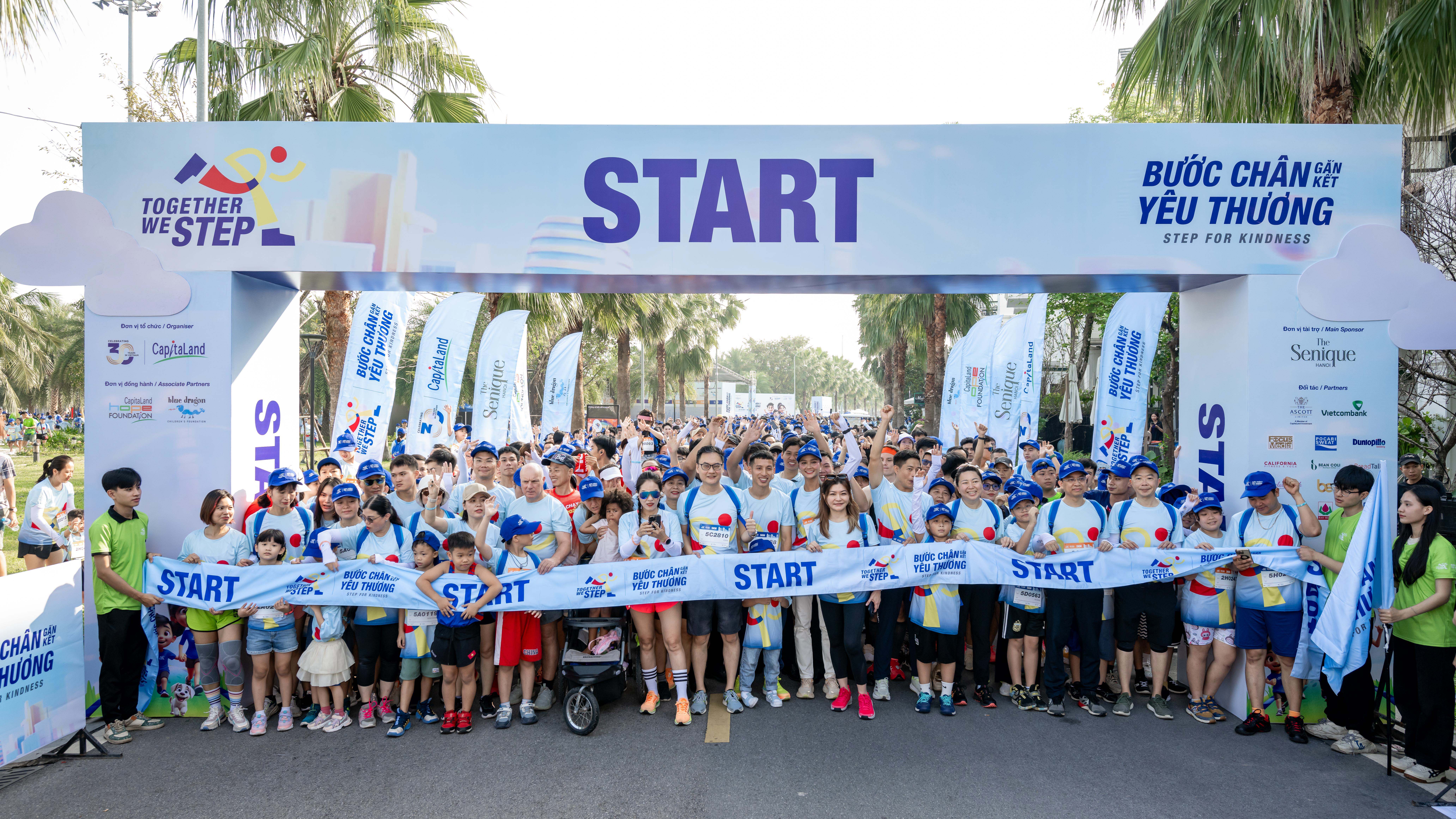 Over 5,000 participants logged over 20 million steps at outdoor community event.