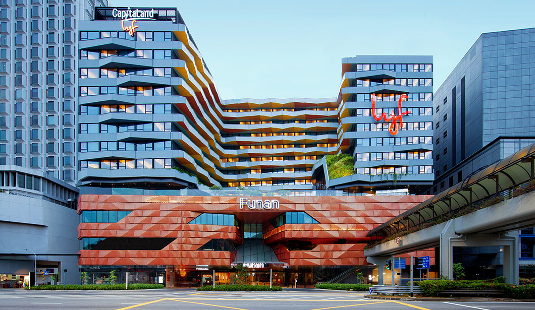 Façade image of lyf Funan Singapore