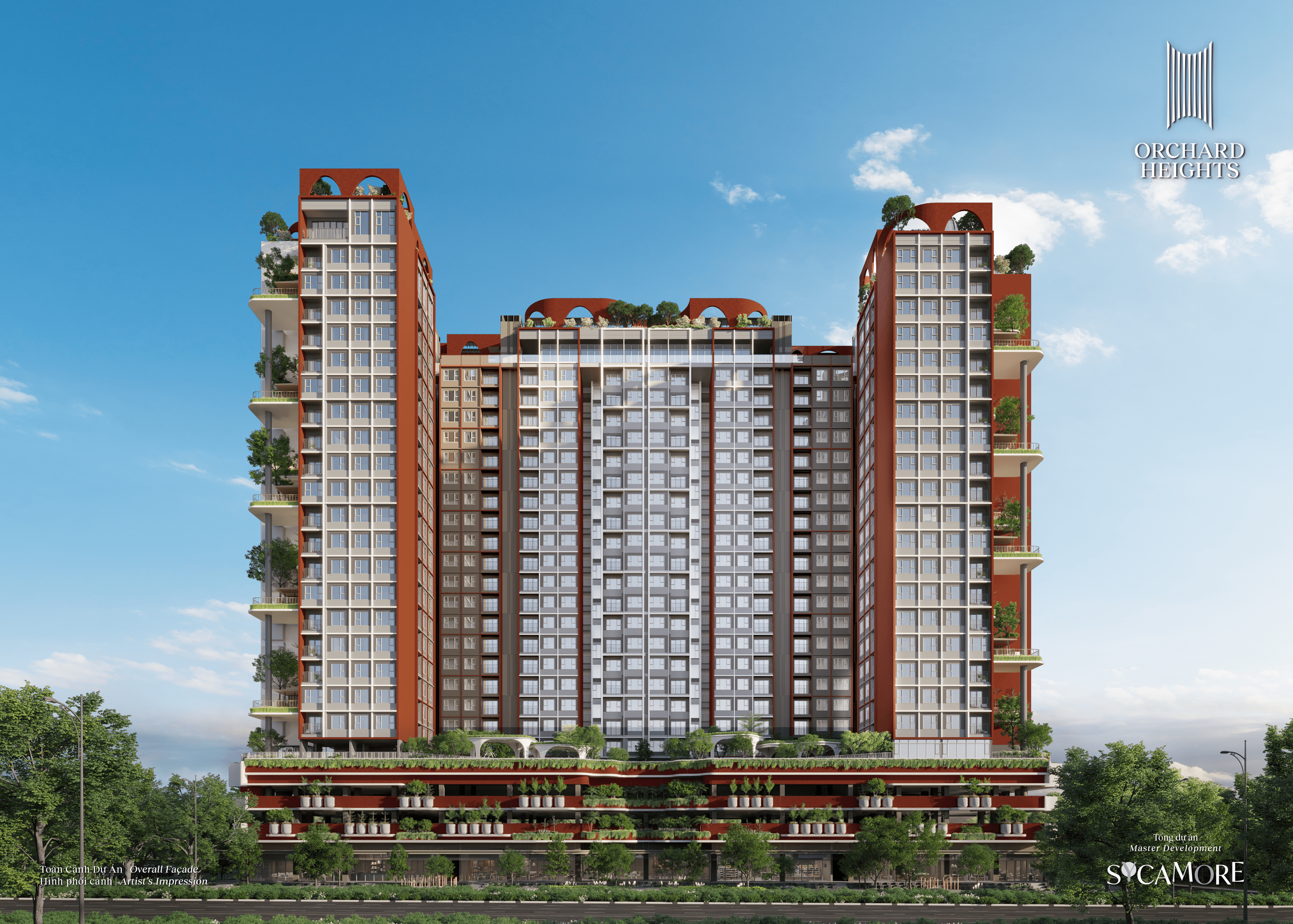 Orchard Heights consists of 436 units, thoughtfully designed to offer a range of layout options