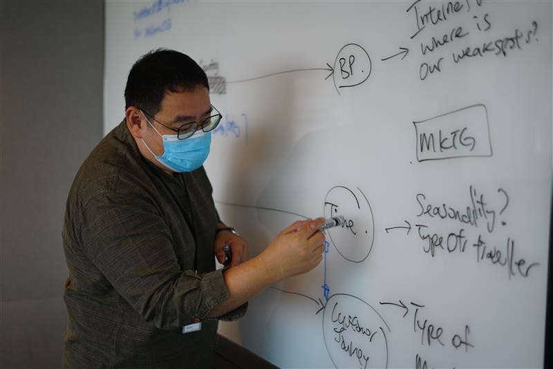 Participants in action at a Datathon event organised by CLI's Data and AI team 2